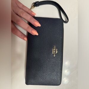 Navy Coach wallet